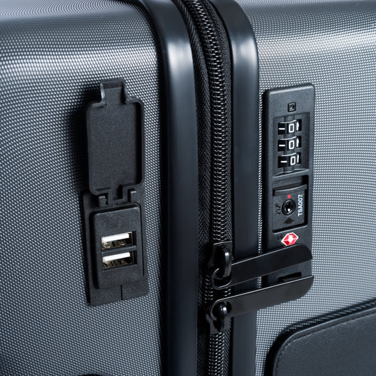 TACH Connectable Luggage Carry-on + Medium + Large Hard shell | Grey