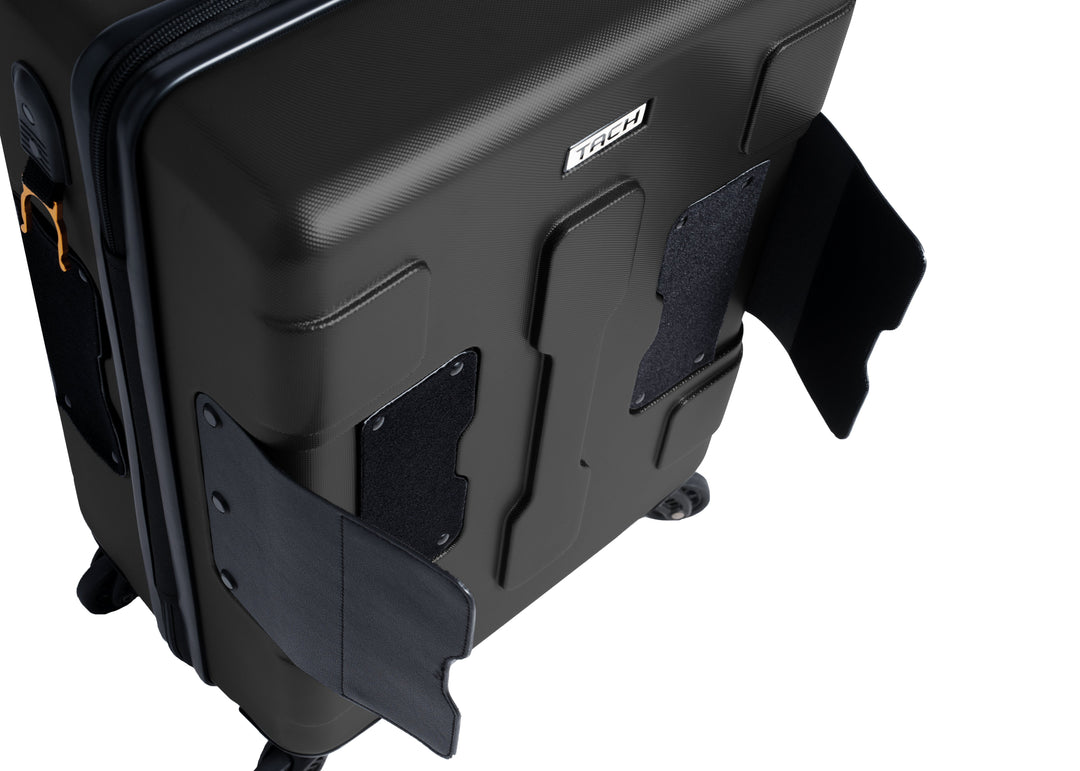 TACH Connectable Luggage Carry-on + Medium + Large Hard shell | Black
