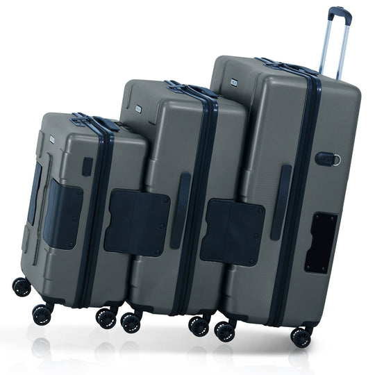 TACH Connectable Luggage Carry-on + Medium + Large Hard shell | Grey