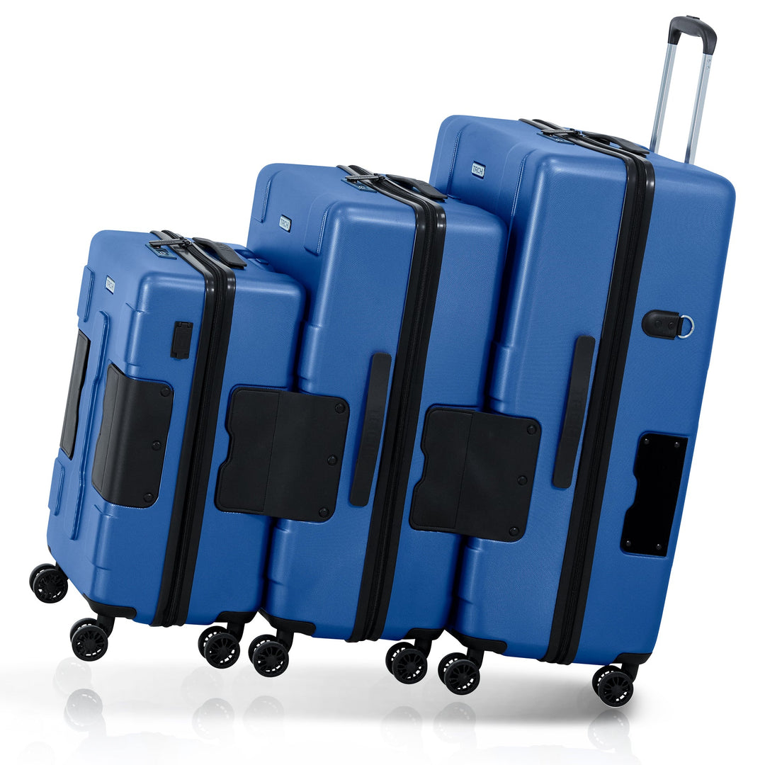 TACH Connectable Luggage Carry-on + Medium + Large Hard shell | Midnight Blue