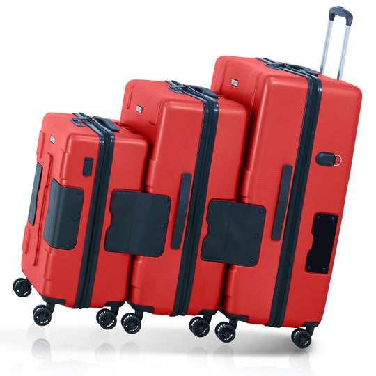 TACH Connectable Luggage Carry-on + Medium + Large Hard shell | Wine Red